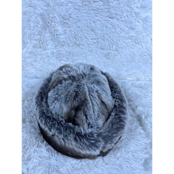 Fabulous Furs Donna Salyers Faux Fur Cossack Hat Womens Size M Gray - Picture 5 of 7